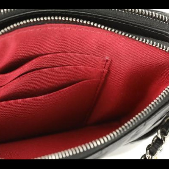 Chanel Gabrielle Chevron Black Clutch Chain Bag - Picture 6 of 8